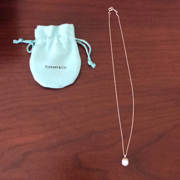 Tiffany & Co. Jewelry - Tiffany and Co sterling silver Pearl necklace
